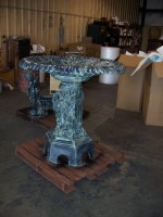 Luckily, Robinson had the patterns for the original base and bowl. It is lower tier of the Tall Crane!