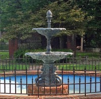 The James Lee House finally has its fountain back in its proper place. The piece is complete with a more historically accurate and proportional finial and carries a Robinson verde gris finish