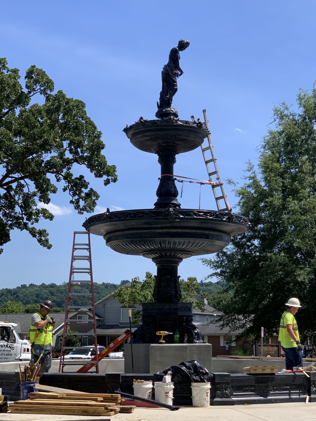 WV Fountain Comes Back to Life